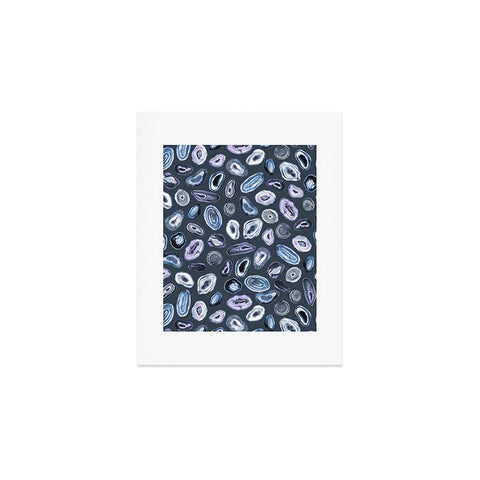 Ninola Design Agathe slices Blue Art Print