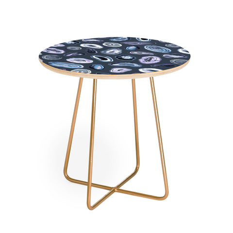 Ninola Design Agathe slices Blue Round Side Table