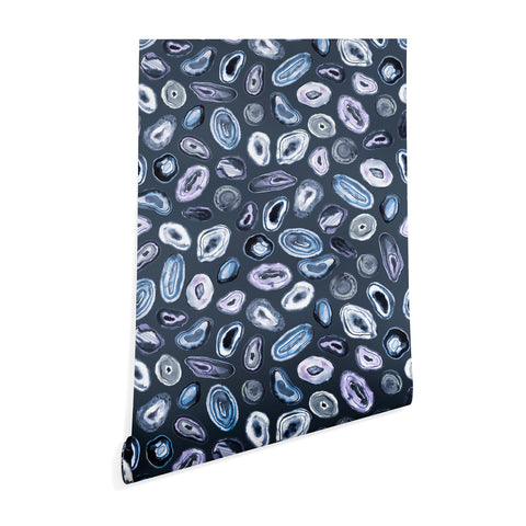 Ninola Design Agathe slices Blue Wallpaper