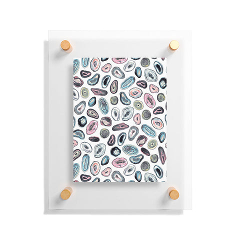 Ninola Design Agathe slices Pastel Floating Acrylic Print