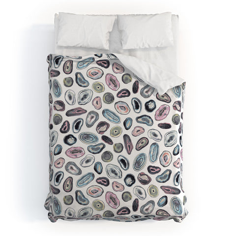 Ninola Design Agathe slices Pastel Duvet Cover