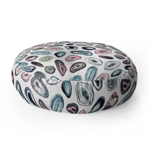 Ninola Design Agathe slices Pastel Floor Pillow Round