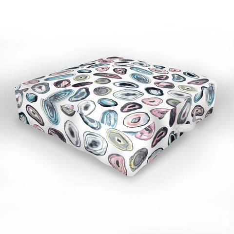 Ninola Design Agathe slices Pastel Outdoor Floor Cushion