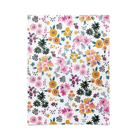 Ninola Design Artful little flowers summer Poster