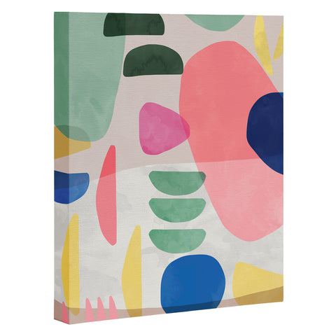 Ninola Design Artful Organic Bold Shapes Art Canvas