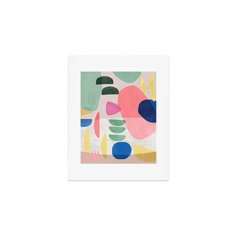 Ninola Design Artful Organic Bold Shapes Art Print
