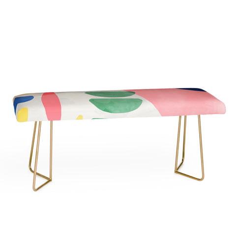 Ninola Design Artful Organic Bold Shapes Bench