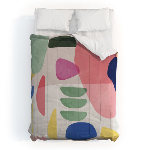 Ninola Design Artful Organic Bold Shapes Comforter