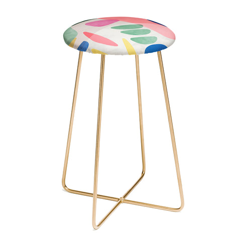 Ninola Design Artful Organic Bold Shapes Counter Stool