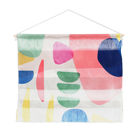 Ninola Design Artful Organic Bold Shapes Wall Hanging Landscape