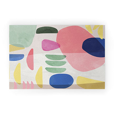 Ninola Design Artful Organic Bold Shapes Welcome Mat