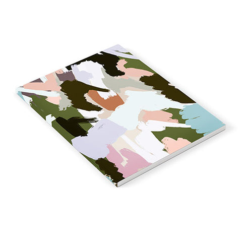 Ninola Design Artistic Landscape Pink Green Notebook