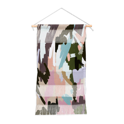 Ninola Design Artistic Landscape Pink Green Wall Hanging Portrait