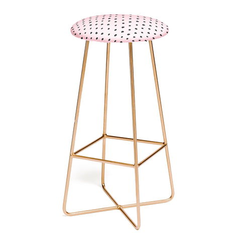 Ninola Design Artsy dots pink Bar Stool