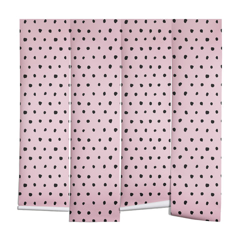 Ninola Design Artsy dots pink Wall Mural