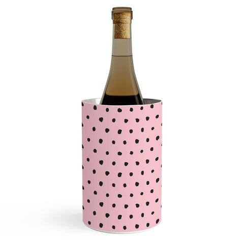 Ninola Design Artsy dots pink Wine Chiller