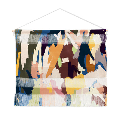 Ninola Design Artsy Mineral Landscape Blue Wall Hanging Landscape