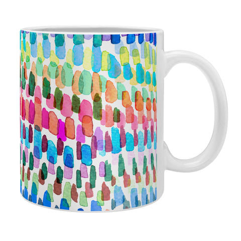 Ninola Design Artsy Strokes Stripes Color Coffee Mug