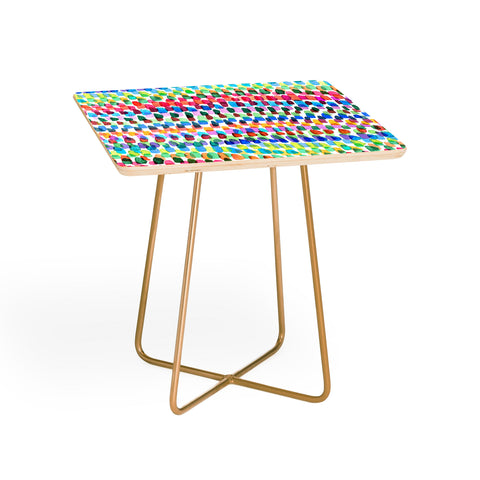 Ninola Design Artsy Strokes Stripes Color Side Table
