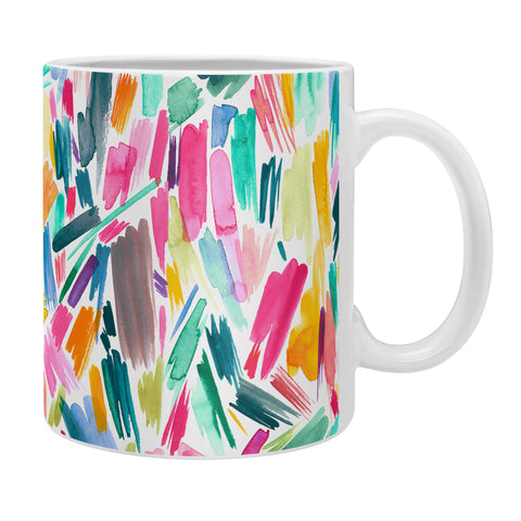 Ninola Design Artsy Strokes Tropical Pink Coffee Mug