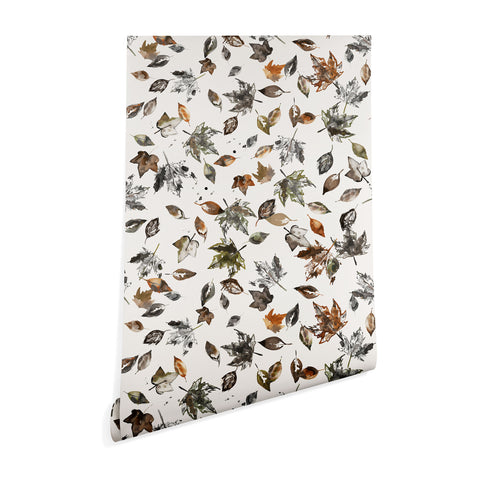 Ninola Design Autumn leaves Natural Wallpaper