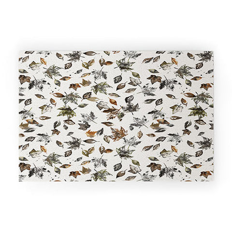 Ninola Design Autumn leaves Natural Welcome Mat