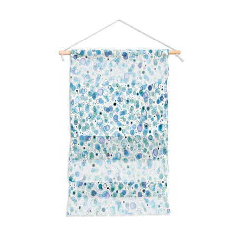 Ninola Design Baby bubbles dream soft blue circles Wall Hanging Portrait