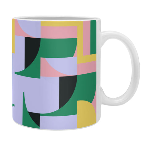 Ninola Design Bauhaus Shapes Spring Coffee Mug