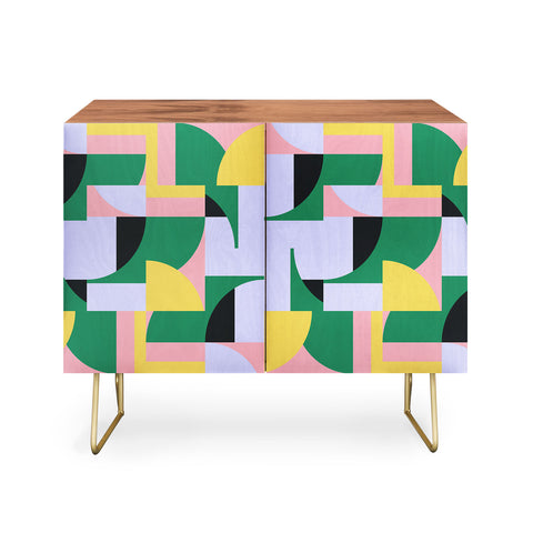 Ninola Design Bauhaus Shapes Spring Credenza