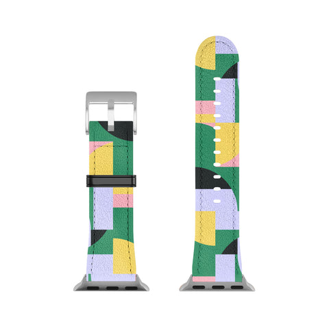 Ninola Design Bauhaus Shapes Spring Apple Watch Band