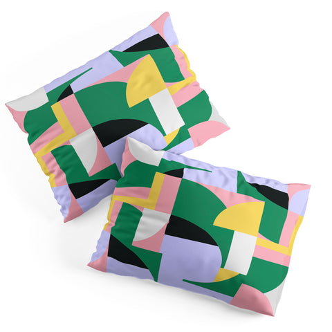 Ninola Design Bauhaus Shapes Spring Pillow Shams