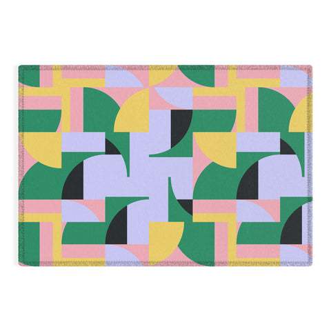 Ninola Design Bauhaus Shapes Spring Outdoor Rug