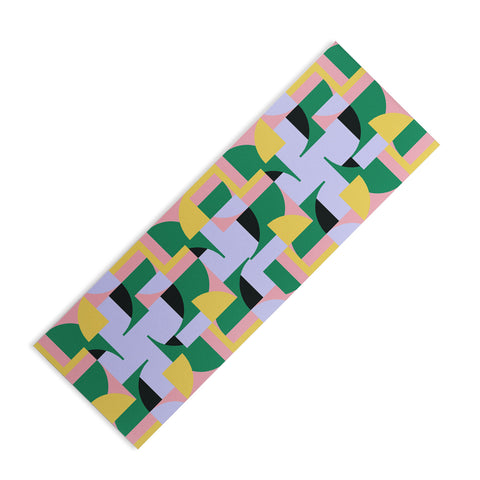 Ninola Design Bauhaus Shapes Spring Yoga Mat