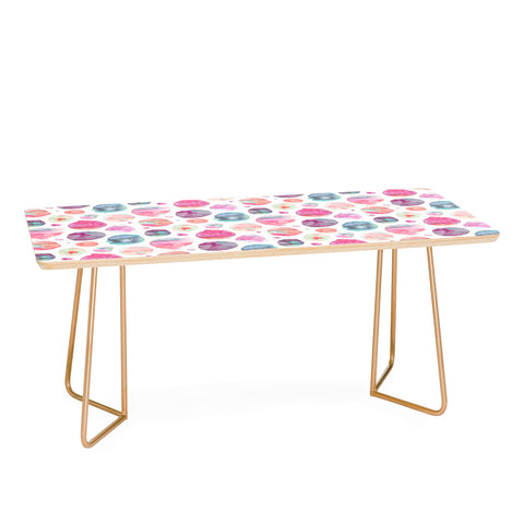 Ninola Design Big Watery Dots Pastel Coffee Table