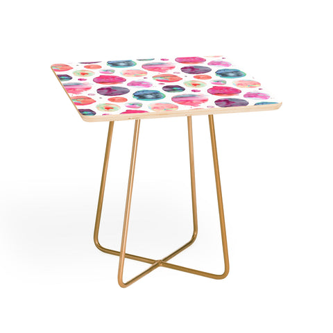Ninola Design Big Watery Dots Pastel Side Table