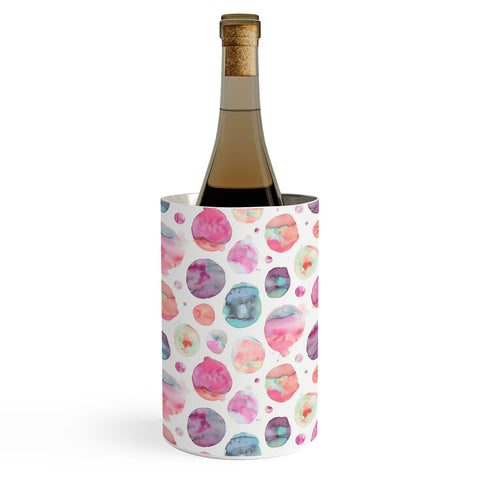 Ninola Design Big Watery Dots Pastel Wine Chiller