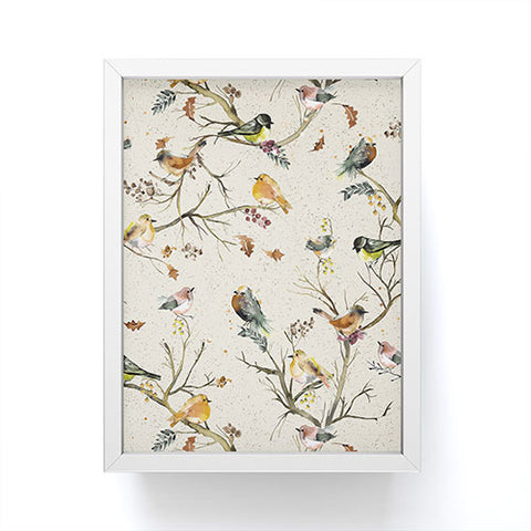 Ninola Design Birds Tree Classic Cottage Framed Mini Art Print