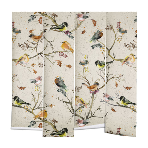 Ninola Design Birds Tree Classic Cottage Wall Mural