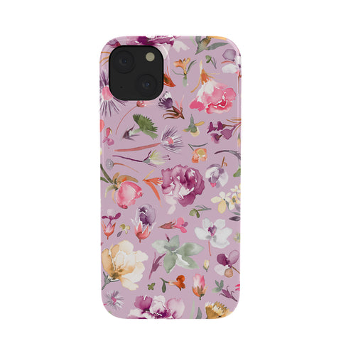 Ninola Design Blooming flowers lilac Phone Case