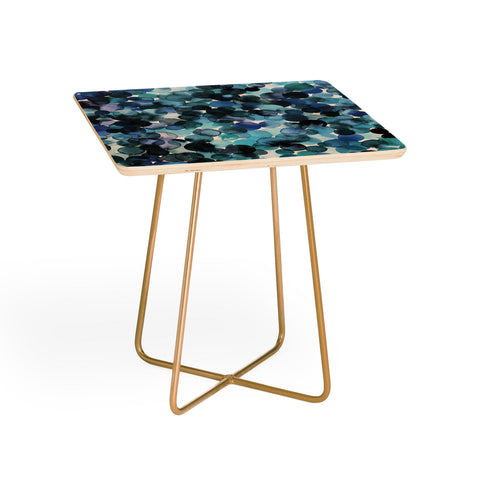 Ninola Design Blue watercolor dots Side Table
