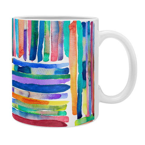 Ninola Design Bold and bright stripes Multi Coffee Mug