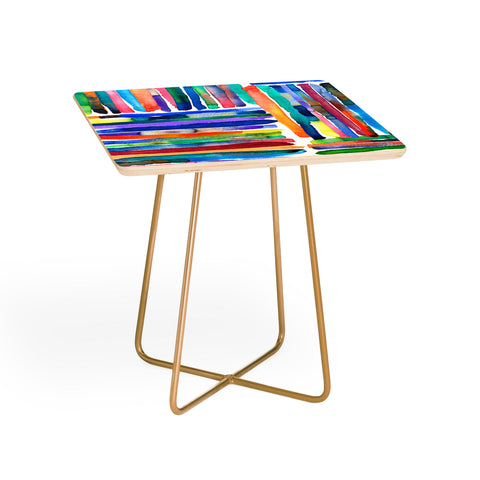 Ninola Design Bold and bright stripes Multi Side Table