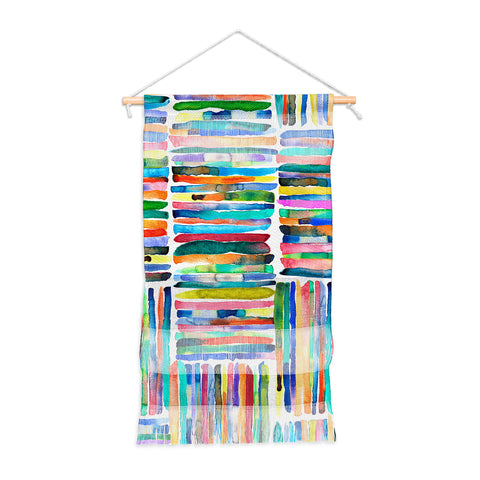 Ninola Design Bold and bright stripes Multi Wall Hanging Portrait