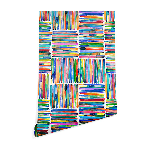 Ninola Design Bold and bright stripes Multi Wallpaper