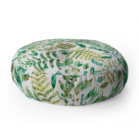 Ninola Design Botanical collection Floor Pillow Round