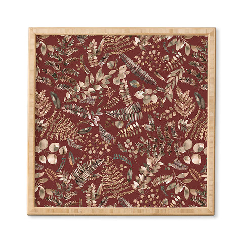 Ninola Design Botanical collection Organic holiday Framed Wall Art