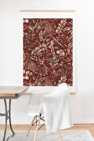 Ninola Design Botanical collection Organic holiday Art Print And Hanger