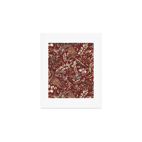 Ninola Design Botanical collection Organic holiday Art Print