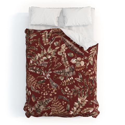 Ninola Design Botanical collection Organic holiday Duvet Cover