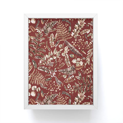 Ninola Design Botanical collection Organic holiday Framed Mini Art Print